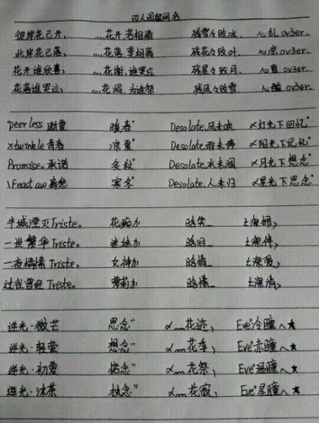 霸气二字的网名