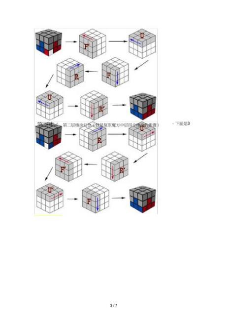 小中华三阶魔方还原教程