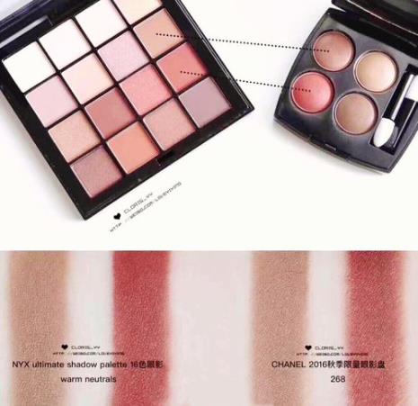 nyx眼影盘16色花仙子使用教程