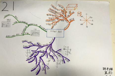 五年级下册数学思维导图怎么画