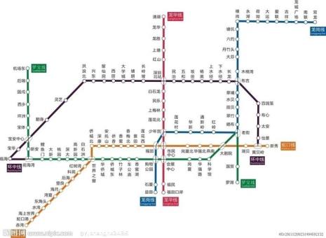 深圳地铁最多换乘站的线路