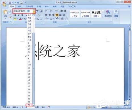 word怎么选更大的字体