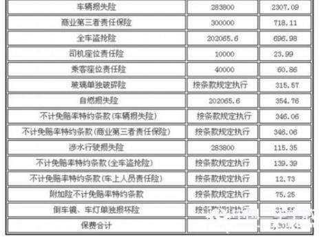 人保车险保修清单查询