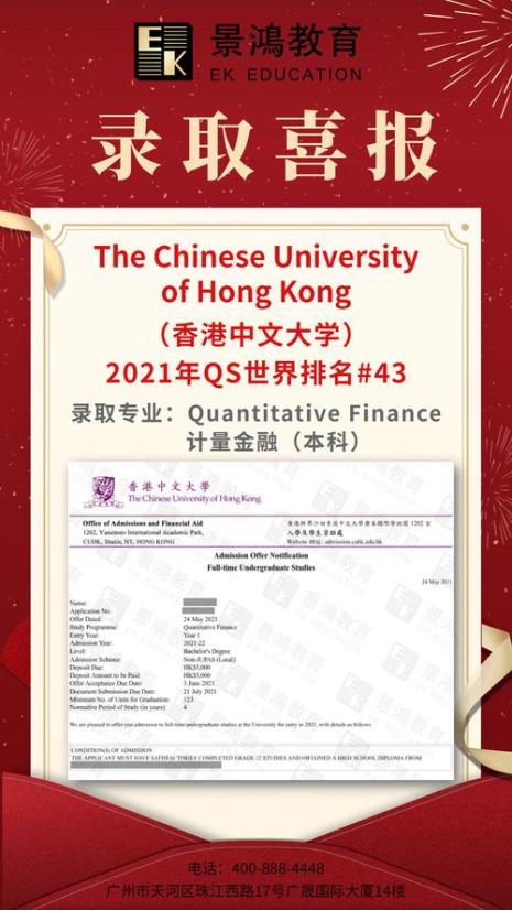 香港大学商学院申请难度