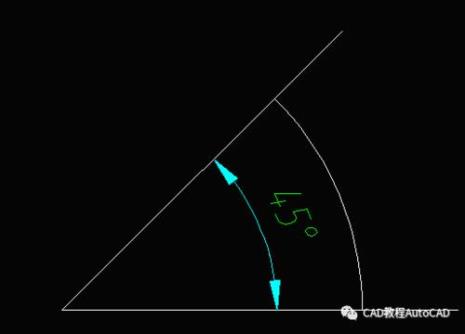 cad测量角度如何显示数值