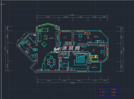 建筑房屋的平面电路图怎么画