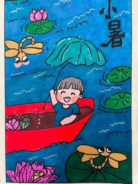 24节气主题绘画简单好看