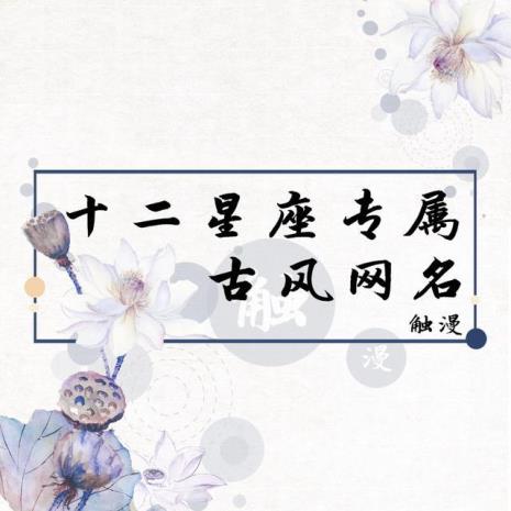 好听的家族名字唯美一到10字