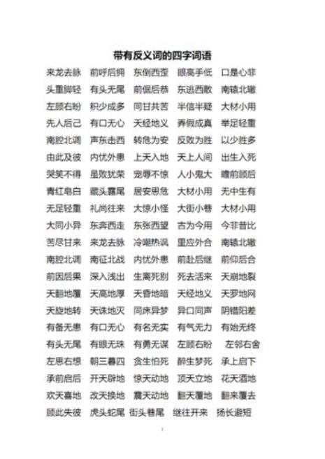 服什么直什么四字词语