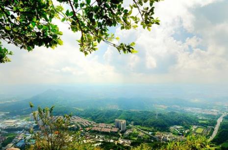 东莞长安莲花山和银瓶山对比