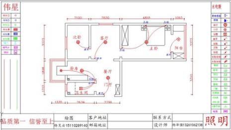 看水电图纸口诀