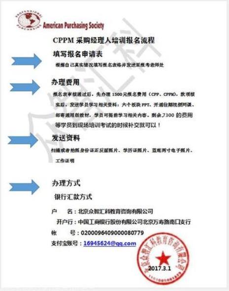 cppm报考条件