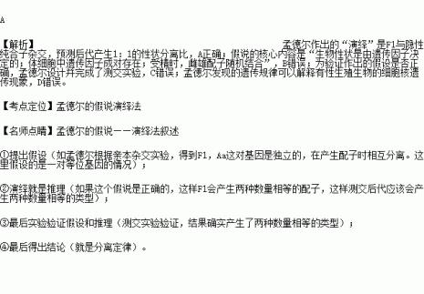 简述假说演绎法一般过程和内涵