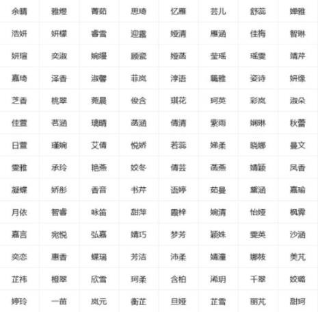 两个娃娃亲的孩子取什么名字