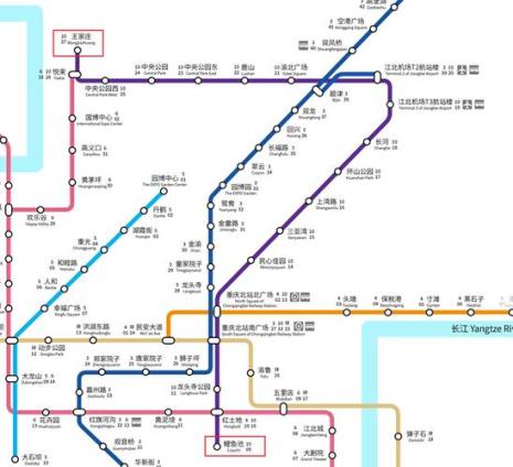 重庆4公里轻轨有哪些线路