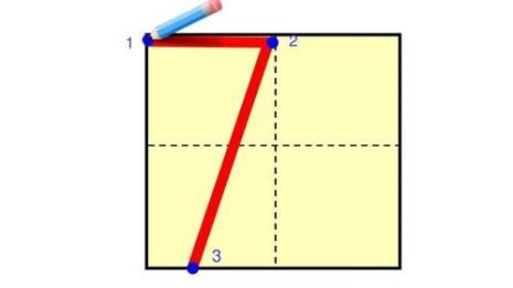 数字占格正确书写