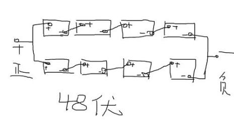 两组48伏的电池能并联吗