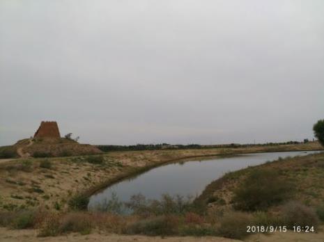 黄沙古渡景区有没有月牙湖