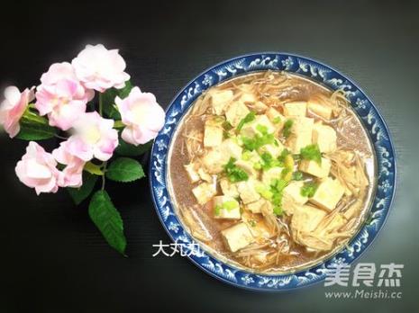 西红柿金针菇豆腐的做法大全