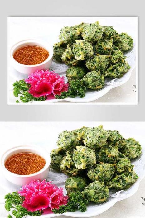 地肤子野菜丸子的做法