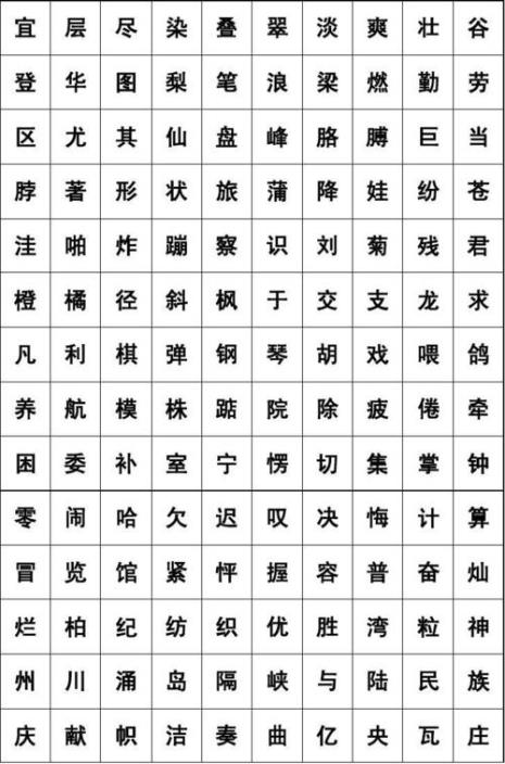 二年级十个生字一般写多久