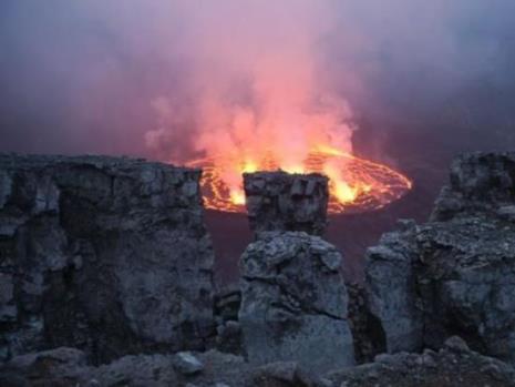 世界火山爆发区的分布