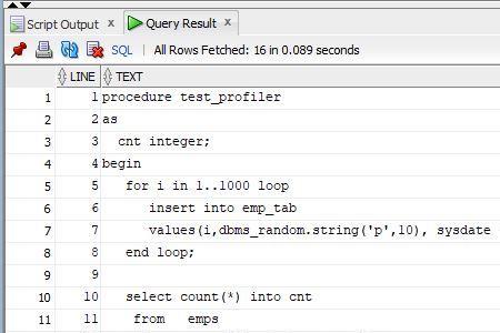 plsql如何调用返回结果集的存储过程