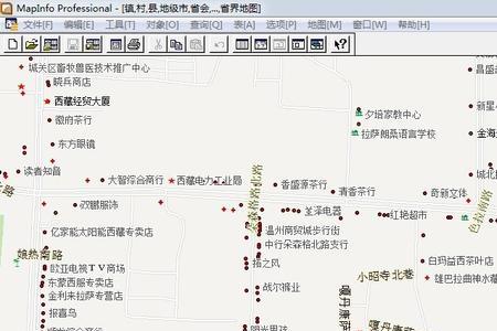 如何用Mapinfo制作TAB连线