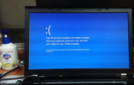 手提电脑死机蓝屏