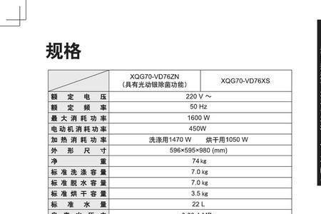 bldc变频洗衣机说明书