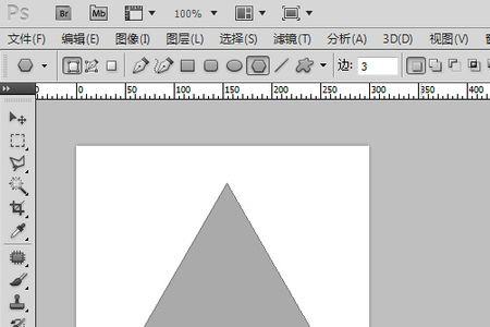 ps怎么画非正三角形