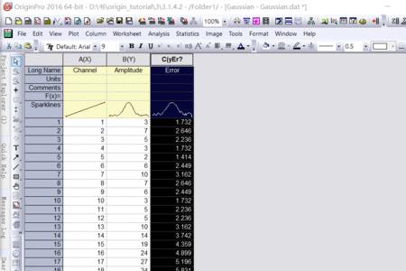 origin如何读取曲线数坐标数据