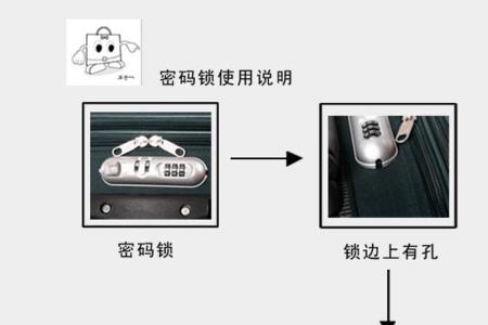 行李箱上的初始密码怎么该