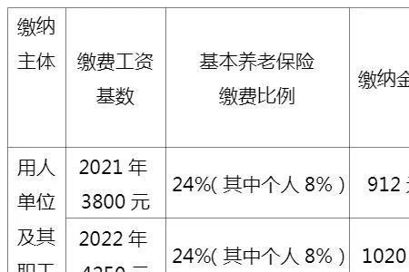 劳务公司养老最低档交多少