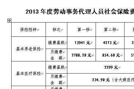 中山个体户社保缴费标准