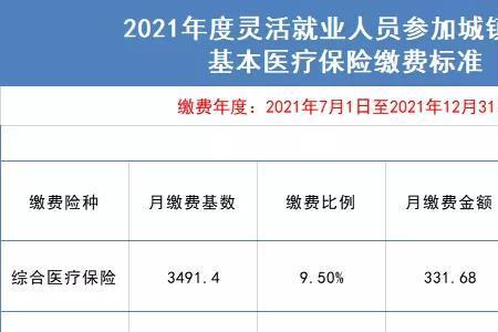 湖南灵活就业2022缴费标准