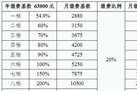 2000基数社保个人要缴费多少