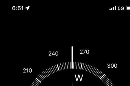 苹果11指南针不显示经纬度