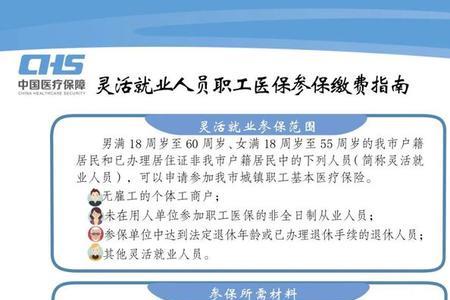 山西灵活就业医保缴费多少