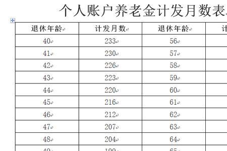 20年养老保险个人账户多少