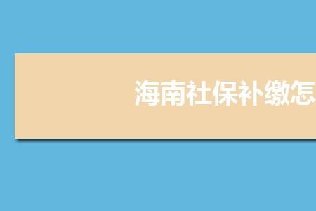 2010前的社保怎么补缴