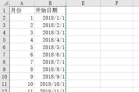 表格怎样快速排一个月日期