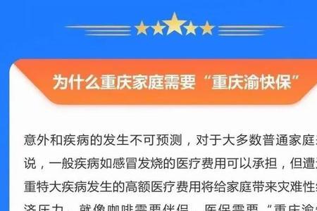 重庆渝快保生孩子可以报销吗