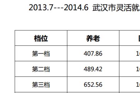 5月份社保最低缴费标准武汉