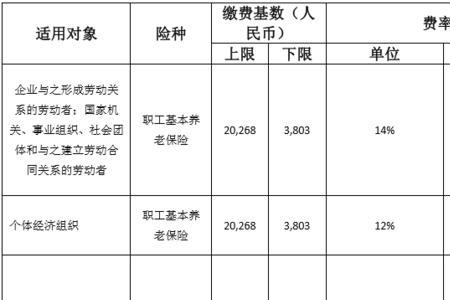 40岁无业人员社保缴费标准