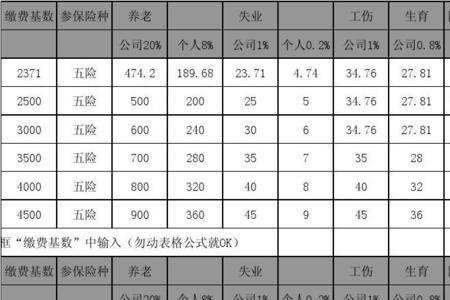 单位交社保2500基数是什么档