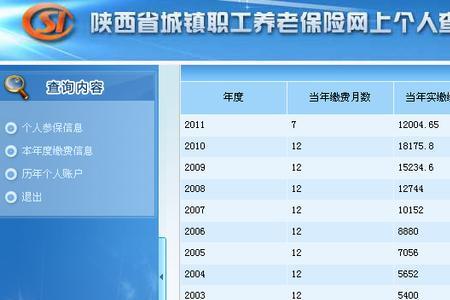 社保查询个人账户缴费明细