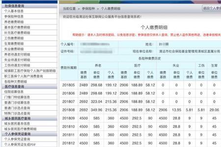 广东省社保个人查询