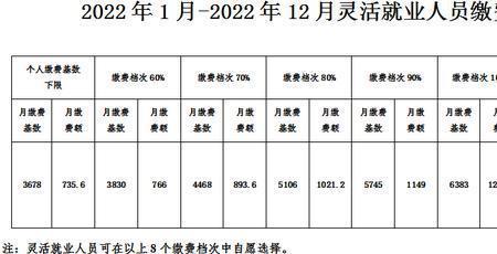 云南自由职业2022年社保缴费时间