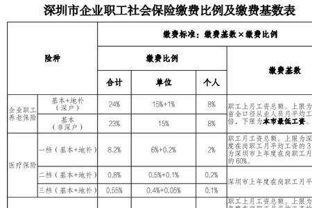 深圳社保基数28000缴费多少